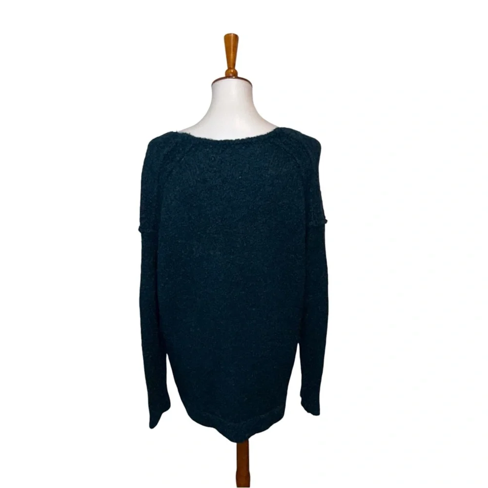 Free People Lofty V Neck Sweater Blue Size XS